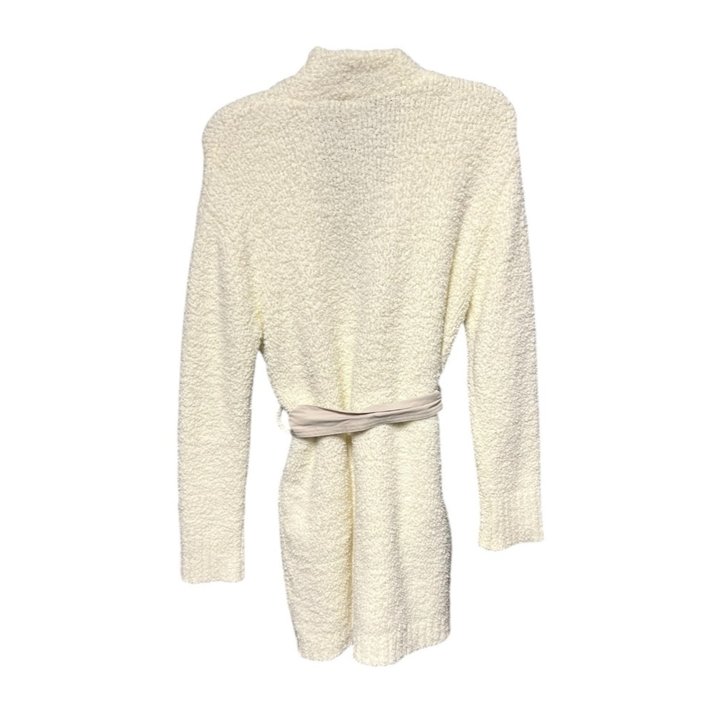 🌻SKIMS Cozy Knit Bouclé Short Robe in Bone Color | Size XXS/XS - Picture 7 of 9